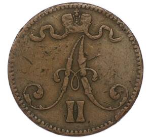 5 пенни 1867 года Русская Финляндия — Фото №2