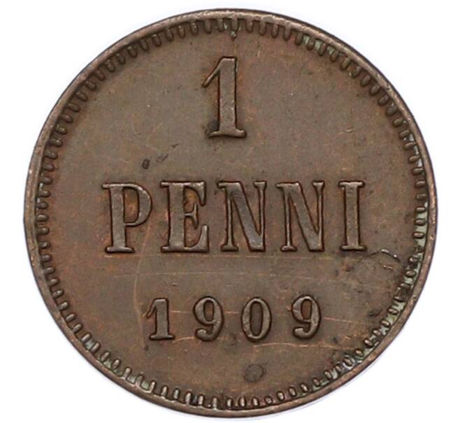 Монета 1 пенни 1909 года Русская Финляндия (Артикул: T11-48015) — Фото №1