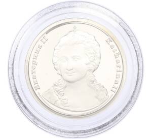 Жетон 2005 года СПМД «Правители России — Екатерина II» — Фото №1