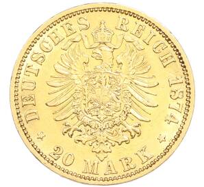20 марок 1874 года A Германия (Пруссия) — Фото №2