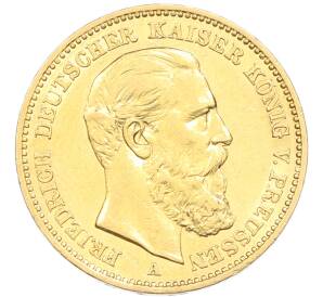 20 марок 1888 года Германия (Пруссия — Фридрих III) — Фото №1