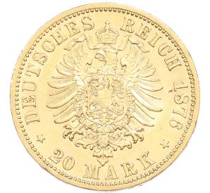 20 марок 1876 года Германия (Вюртемберг) — Фото №2