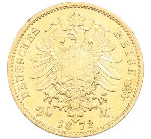 20 марок 1872 года Германия (Саксония) — Фото №2