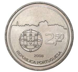 2.5 евро 2008 года Португалия «ЮНЕСКО — Исторический центр города Порто» — Фото №2