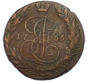 5 копеек 1766 года ЕМ — Фото №1