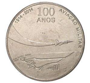 2.5 евро 2014 года Португалия «100 лет Военной авиации» — Фото №1