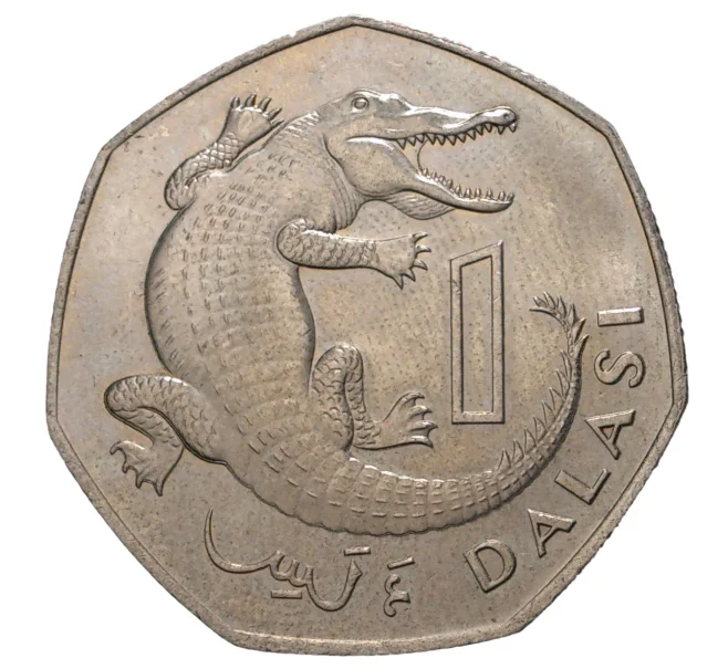 Монета 1 даласи 1987 года Гамбия (Артикул M2-36819)