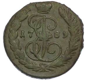 1 копейка 1789 года ЕМ — Фото №1
