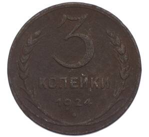 3 копейки 1924 года — Фото №1