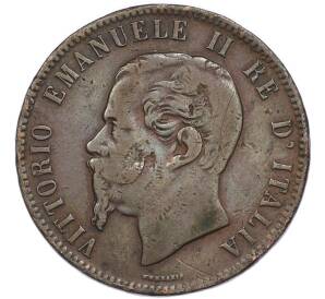 10 чентезимо 1862 года Италия — Фото №2