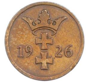 2 пфеннига 1926 года Данциг — Фото №1