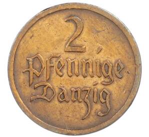 2 пфеннига 1926 года Данциг — Фото №2