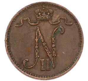 1 пенни 1906 года Русская Финляндия — Фото №2