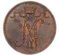 Монета 1 пенни 1901 года Русская Финляндия (Артикул: K10-17003) — Фото №2