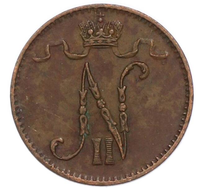 Монета 1 пенни 1903 года Русская Финляндия (Артикул: K10-17007) — Фото №2