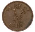Монета 1 пенни 1908 года Русская Финляндия (Артикул: K10-17009) — Фото №2