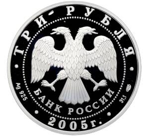 3 рубля 2005 года СПМД «Памятники архитектуры России — Новосибирский Государственный академический театр оперы и балета» — Фото №2