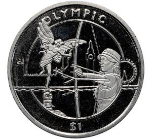 1 доллар 2012 года Сьерра-Леоне «XXX летние Олимпийские Игры 2012 в Лондоне — Стрельба из лука» — Фото №1