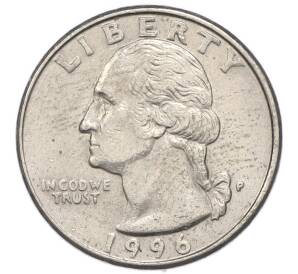 1/4 доллара 1966 года P США — Фото №2