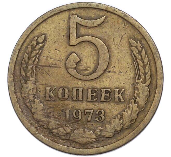 Монета 5 копеек 1973 года (Артикул: T11-48962) — Фото №1
