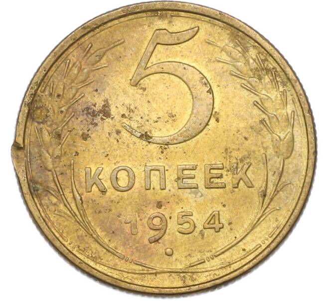 Монета 5 копеек 1954 года (Артикул: T11-48995) — Фото №1