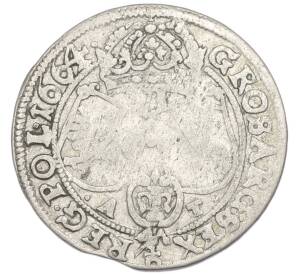6 грошей 1664 года Польша — Фото №2