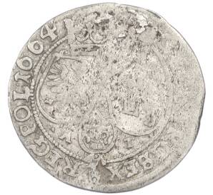 6 грошей 1664 года Польша — Фото №2