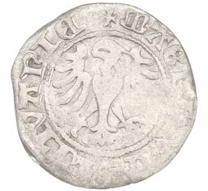 1/2 гроша 1495-1506 года Литва (Александр I Ягеллончик) — Фото №2