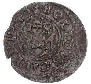 Солид 1643 года Шведская оккупация Риги — Фото №1