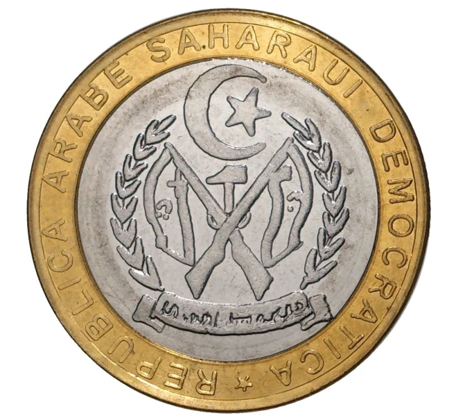 Монета 500 песет 2010 года Западная Сахара «Иоанн Павел II и Хуан Карлос I» (Артикул M2-36866)