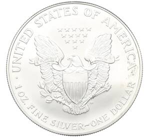 1 доллар 2000 года США «Шагающая Свобода» (Цветное покрытие) — Фото №2