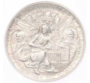 1/2 доллара (50 центов) 1934 года США «100 лет штату Техас» в слабе ANACS (MS64) — Фото №2