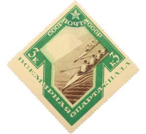 Почтовая марка 3 копейки 1935 года СССР «Всемирная спартакиада» — Фото №1