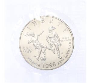 1/2 доллара (50 центов) 1996 года S США «XXVI летние Олимпийские Игры 1996 в Атланте — Футбол» — Фото №1