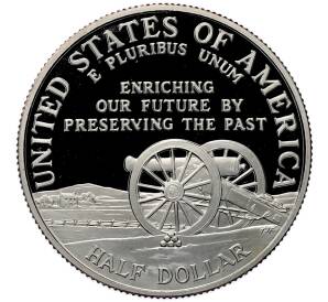 1/2 доллара (50 центов) 1995 года S США «Сражения гражданской войны» — Фото №2