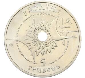5 гривен 2004 года Украина «Самолеты Украины — АН-140» — Фото №2