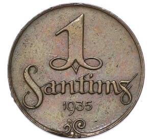 1 сантим 1935 года Латвия — Фото №1