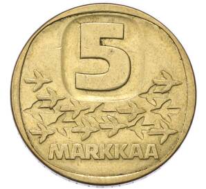 5 марок 1985 года Финляндия — Фото №2