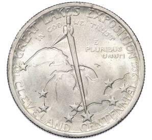 1/2 доллара (50 центов) 1936 года США «Экспозиция великих озер (Мозэс Кливлэнд)» — Фото №1