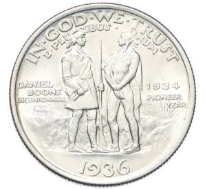 1/2 доллара (50 центов) 1936 года США «Двухсотлетие Даниэля Буна» — Фото №1