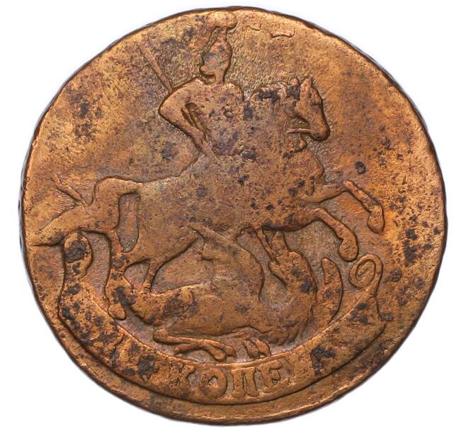 Монета 2 копейки 1758 года (Артикул: K7-3278) — Фото №2