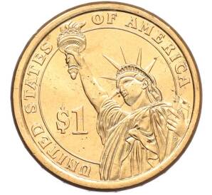 1 доллар 2015 года (Р) США «36-й президент США Линдон Джонсон» — Фото №2