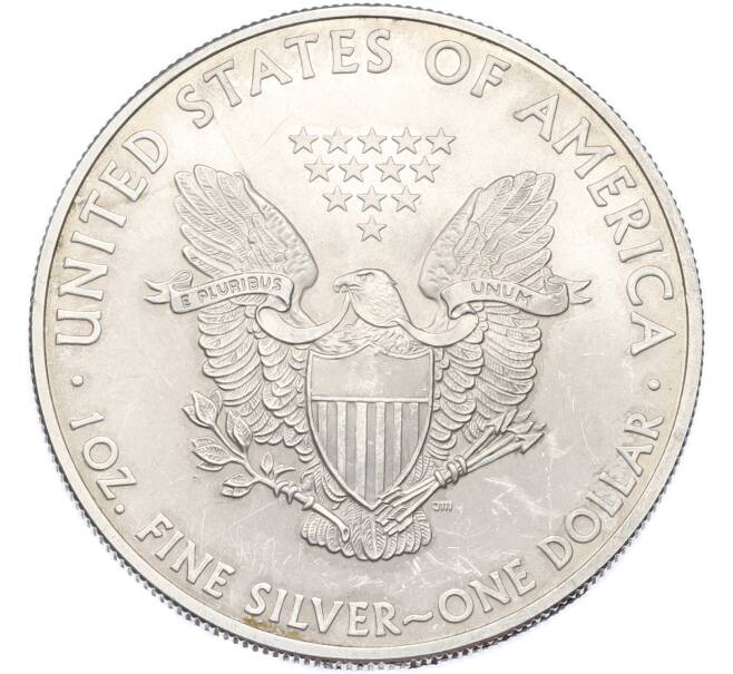 Монета 1 доллар 2008 года США «Шагающая Свобода» (Артикул: K12-90575) — Фото №2