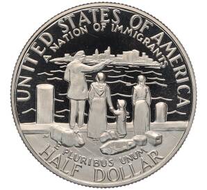 1/2 доллара (50 центов) 1986 года S США «100 лет Статуе Свободы» — Фото №2