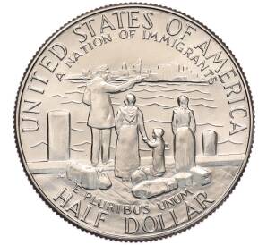 1/2 доллара (50 центов) 1986 года D США «100 лет Статуе Свободы» — Фото №2