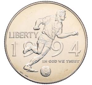 1/2 доллара (50 центов) 1994 года D США «Чемпионат мира по футболу 1994» — Фото №1