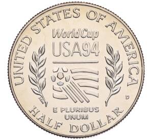 1/2 доллара (50 центов) 1994 года D США «Чемпионат мира по футболу 1994» — Фото №2
