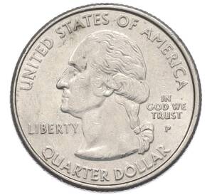 1/4 доллара (25 центов) 2001 года P США «Штаты и территории — Кентукки» — Фото №2