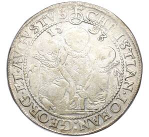 1 талер 1593 года Саксония — Фото №1