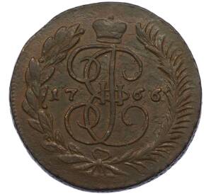5 копеек 1766 года ММ — Фото №1